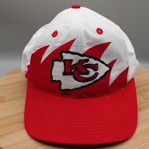 Vintage Kansas City Chiefs Sharktooth Hat Logo Athletic 90s Wool Snapback Flaws